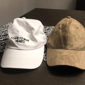 Baseball caps cost is for both.